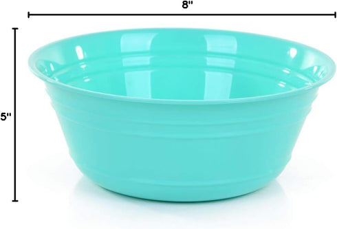 Mintra Home Snack Bowls (Large 2pk (4L), Teal)...