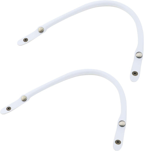 Semetall Replacement Purse Straps 2Pcs 40cm/15.7" Handbag Handles PU Leather Straps for Handbag,Purse DIY Making Accessories (White)...