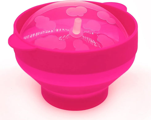 Mini Microwave Popcorn Popper, BPA Free Silicone Popcorn Popper Microwave Collapsible, Microwave Popcorn Maker, Microwave Popcorn Bowl, Dishwasher...