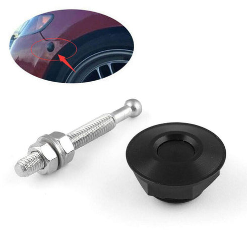 4 Pcs 1.25 inch Universal 304 Stainless Steel Vehicle Hood Pins-Quick Release Lock Latch Bumper License Plate Lock Clip Push Button Bonnet...