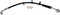 Dorman H380387 Front Passenger Side Brake Hydraulic Hose Compatible with Select Ford Models...
