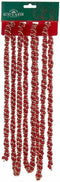 Kurt Adler 9-Foot Red and Gold Bead Twisted Garland...
