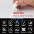 Permanent Markers Paint Pen,Oil Based Waterproof Anti-UV Medium Tip Paint Markers Ideal Great for Craft Making Non-Toxic with 2 More Fine Tips 6PC...