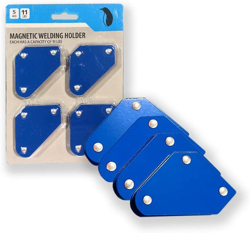 PGN 11 LBS Welding Magnet Holder - Pack of 4 Welding Magnetic Holder - Welding Magnets and Clamps for 45, 90, and 135 Degree Angles, Welding Tools...