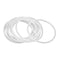 X AUTOHAUX Silicone O-Rings, 70mm OD 63.8mm ID 3.1mm Width VMQ Seal Gasket for Compressor Valves Pipe Repair, White, Pack of 10...