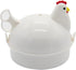 Chicken Shape Microwave Egg Cooker 4 Eggs Capacity Boiler Steamer Poacher for Omelet & Soft, Medium, Hard-Boiled Egg...