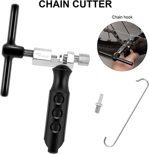 RYACO Bike Chain Tools Set, Bicycle Link Plier, Chain Cutter, Chain Inspection Caliper included for 6/7/8/9/10 Speed Chains Link Repair, Professio...
