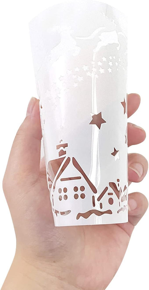 5"x5"Reusable Christmas Painting Stencils,24Pcs Xmas Waterproof Slice Templates Plastic Drawing Stencils for Kids Christmas DIY Craft Supplies...