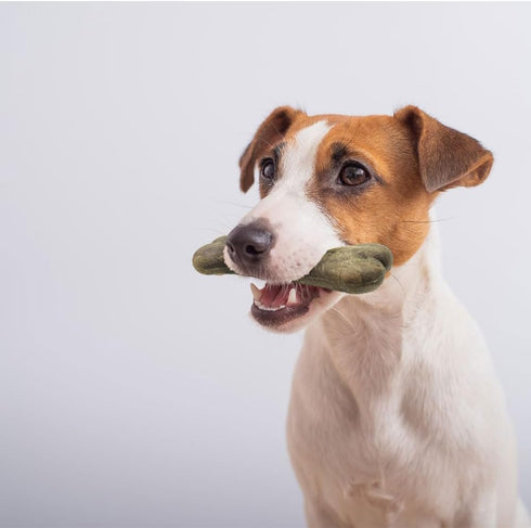 Bonies Natural Calming Formula Small-Sized Single Bone - Contains Chamomile & Lavender, Help Anxiety, Excessive Barking & Trembling, Chicken Flavo...