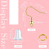 925 Sterling Silver Earring Hooks Hypoallergenic, 100Pcs Ear Wires Fish Hooks Earrings for DIY Jewelry Making with Jump Rings and Clear Rubber Ear...