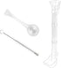 Rainmae Aquarium Fish Shrimp Feeding Dish Set, Transparent Aquarium Fish Feeder Tube Kit, Fish Tank Feeding Supplies with Cleaning Brush Aquarium ...