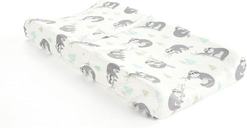 Lush Decor Hygge Sloth Soft & Plush Changing Pad Cover, 32" x 16" x 5", Gray...