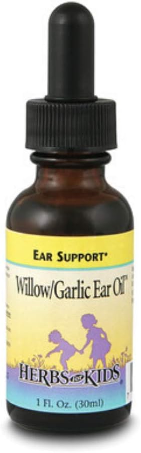 Herbs for Kids Willow/Garlic Ear Oil, Unscented (Btl-Glass) | 1oz...