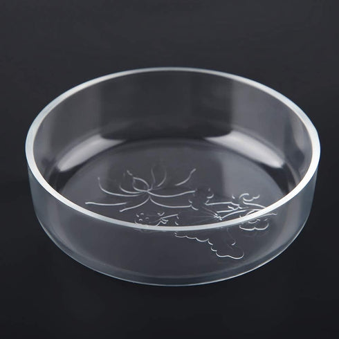 Acrylic Aquarium Shrimp Feeding Dish Bowl Fish Tank Transparent Food Container Feeder Tray Smaller Reptile Worms Pets Feeder Dish...