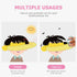 6pcs Hair Washing Hat Shower Bath Silicone Cap Soft Adjustable Visor Shampoo Cap for...