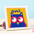 ZRIZQ Paint by Numbers for Adults Beginner Kids Ages 6-8-12 with Wooden Frame,Easy Paint by Numbers for Gift Home Decoration 8x8 Inch(Owl)...