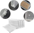 Plastic Envelopes with Zipper, 5 x 10 Clear Poly Envelope Folder for Money Receipts Coupons Bills, 10 Packs...