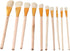 10Pcs/Set Pig Hair Wood Handle Artist Paint Brush Brush Watercolor Painting Art Supplies for Beginners and Professionals...