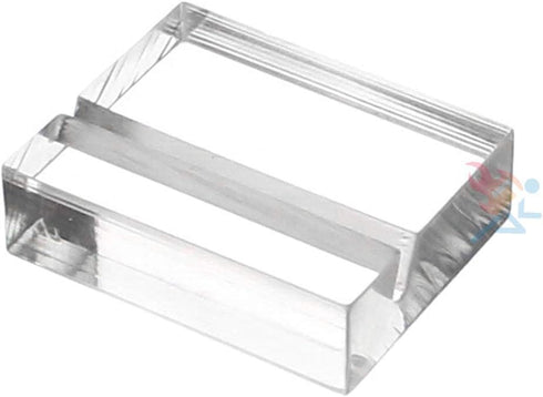 OnFireGuy 24pcs Place Card Holder Display Stands | 1.25" Acrylic Card Holders for Wedding Place Cards Table Numbers Product Labels Slotted Card St...
