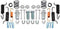 Raybestos H17396 Professional Grade Parking Brake Hardware Kit...