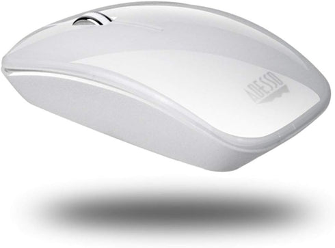 Adesso iMouseS1 Bluetooth Optical Mouse for Windows 8/7/ Vista/XP/MacOS X 10.4 (iMouseM300W), White...