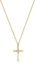 Fettero Cross Necklace for Women, 14K Gold Plated Chain Necklace Dainty Gold Cross Pendant Necklace Classic Necklaces for Gold Jewelry for Women...