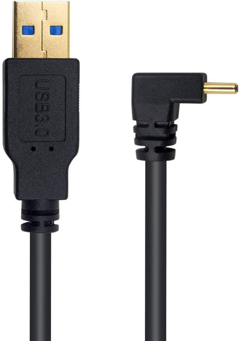 Poyiccot USB Type C 90 Degree Cable 3.3feet/1m, Up & Down Angle USB 3.0 A to USB C Fast Charging Cable for Samsung Galaxy, Tablets and More......