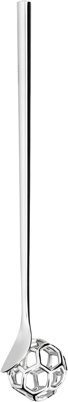 Alessi "acacia" Honey Dipper in 18/10 Stainless Steel Mirror Polished, Silver...