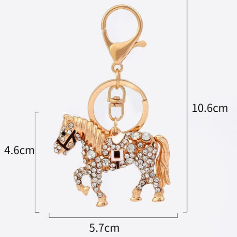 Hyning horse shape Women and Grils Opal Keychain/car Key Pendant...