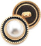 20 pcs Half-Cut Faux Pearl with Metal Shank Sewing Coat Buttons -25mm -1"...