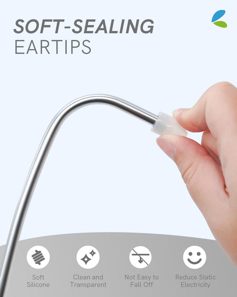 FriCARE Black Stethoscope - Single Head Stethoscopes for Nurses Home Health Use - Estetoscopio First Aid Accessories, StethoMedic Essentials, Adul...