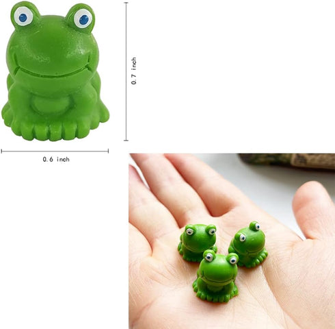20 Pcs Mini Animals Miniature Resin Frogs,Cute Frogs Fairy Garden Moss Landscape Ornaments for Outdoor Decoration,Home Décor …...