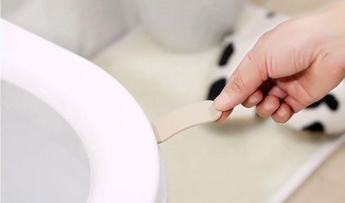 Daycount 4-Pack Toilet Cover Extractor Lid Lifter Holder, Avoid Touching with Self Adhesive Toilet Lid Protector...