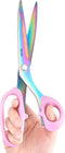 Fabric Scissors, 9" Titanium Coating Sewing Scissors, All Purpose Sharp Heavy Duty Fabric Scissors for Cutting Clothes Leather Classic Stainless S...