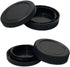 Rear Lens Cap & Body Cap Set Compatible for Panasonic GX9 GX85 Camera, for Olympus EM10II EM5II kit Micro 4/3 DSLR Camera + Micro 4/3 Mount Lens F...