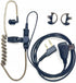 Covert Air Acoustic Tube Earpiece with Mic for Baofeng UV-5R Two Way Radio, Surveillance Headset and PTT Compatible with Walkie Talkies Brands Bao...