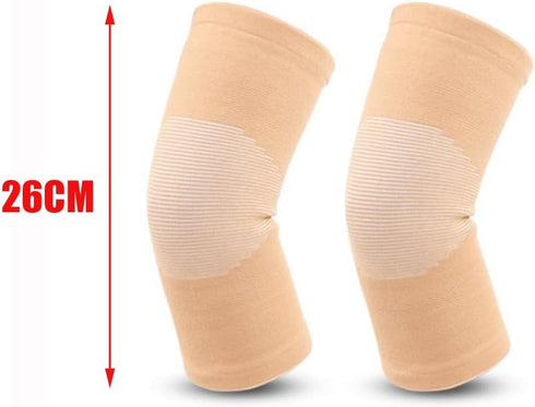 Elandy 1 Pair Unisex Non-trace Knee Pads-Knee Brace Support Sleeve Leg Support Brace Pads Kneecap For Outdoor Sports Volleyball Basketball Dance C...