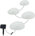 SUNNYPARK Solar Garden Lights Outdoor Set of 4 Plastic Pebble Shape Decorative Rock Lights Waterproof - Warm White...