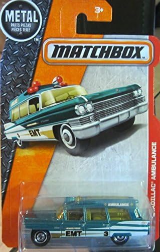 Matchbox - 2016 MBX Heroic Rescue '63 Cadillac Ambulance 88/125 by Matchbox...