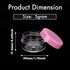 3 Gram Sample Containers with Lids, 100 Count Tiny Sample Jars, Empty Lip Balm Containers, Mini Cosmetic Containers with Lids, Makeup Travel Conta...