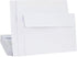 50 Packs 4x6 Envelopes,White A4 Envelopes,4x6 Envelopes for Invitations, Printable Invitation Envelopes,Envelopes Self Seal for Weddings, Invitati...