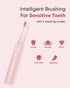 MySmile DY156 Electric Toothbrush for Adults, Rechargeable Sonic Battery Toothbrush Portable with 3 Brush Heads, 2 Mins 5 Modes Smart Timer, 45000...