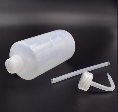 2Pcs 1000ml/34oz Plastic Wash Bottle Tatoo Squeeze Wash Bottles with Narrow Mouth Tattoo Wash Bottle Watering Tool for Lab Industry Tattoo Supplie...