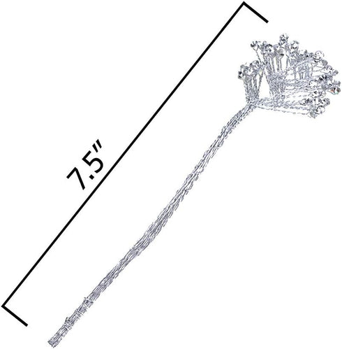 Homeford Crystal Rhinestone Spray Branch, 7-1/2-Inch, 12-Count (Clear)...
