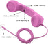 Retro 3.5mm Telephone Handset Cell Phone Receiver Mic Microphone Speaker for iPhone iPad Mobile Phones Cellphone Smartphone (Pink)...
