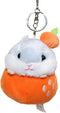 Creative Lovely Cute Hiding in Fruit Hamster Baby Design Pendant Keychain Key-chains Keyrings...