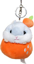 Creative Lovely Cute Hiding in Fruit Hamster Baby Design Pendant Keychain Key-chains Keyrings...