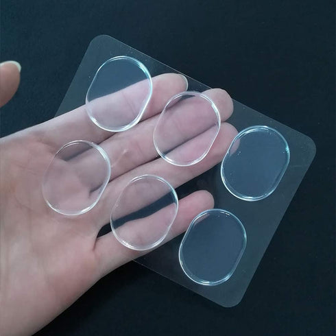 Clear Silicone High Heel Cushion Inserts Pad Heel Grips Anti Slip Sandals Gel Strap Strips Foot Support Gel Shoe Sticker Foot Care Protector for F...