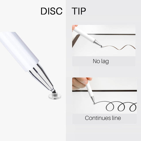 Stylus Pens for Touch Screens(2 Pcs), Abiarst Magnetic Disc Universal Stylus Pens for Apple/iPhone/Ipad pro/Mini/Air/Android/Microsoft/Surface All...