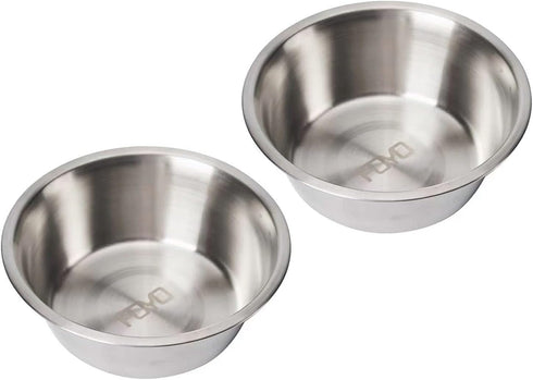 Stainless Steel Pet Bowls Set - Dog Bowls for Large Dogs, 49 OZ Food and Water Dishes, Set of 2...